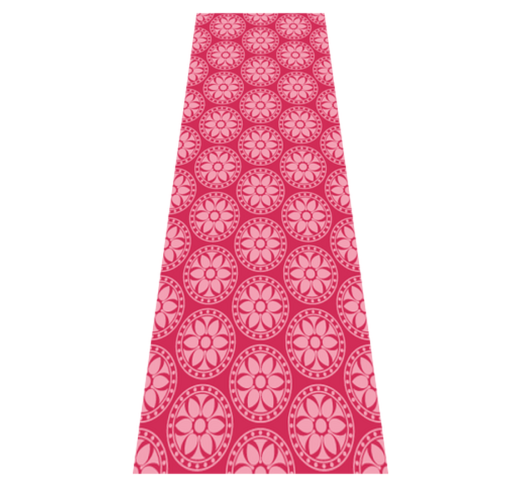 Vinyl teppich schlafzimmer pink koreanische kreise - TenStickers