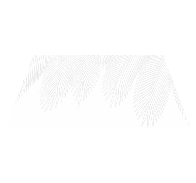 Vinyl teppich schlafzimmer neutral palme - TenStickers