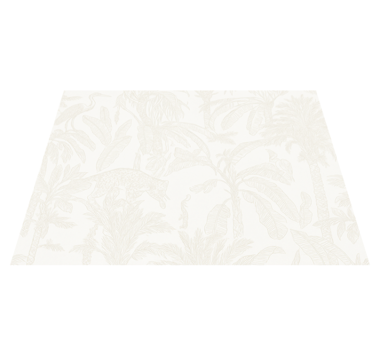 Vinyl teppich schlafzimmer hellbeige dschungel - TenStickers