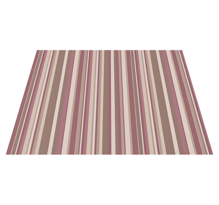 Vinyl teppich schlafzimmer gestreift rosa - TenStickers