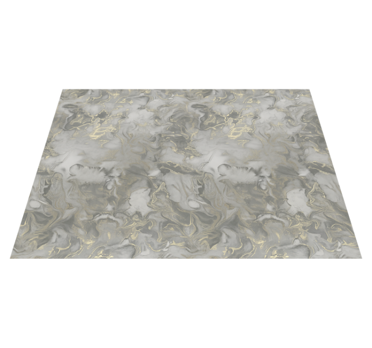 Vinyl teppich schlafzimmer graue flüssigmarmor mit metallic - TenStickers