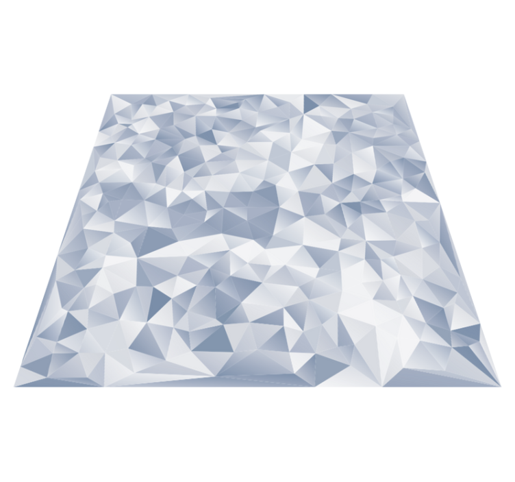 Vinyl teppich geometrisch mit unregelmäßigen formen - TenStickers