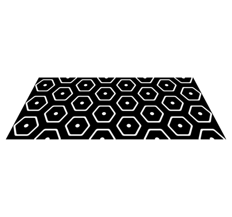 Vinyl teppich geometrisch minimalistisches muster - TenStickers