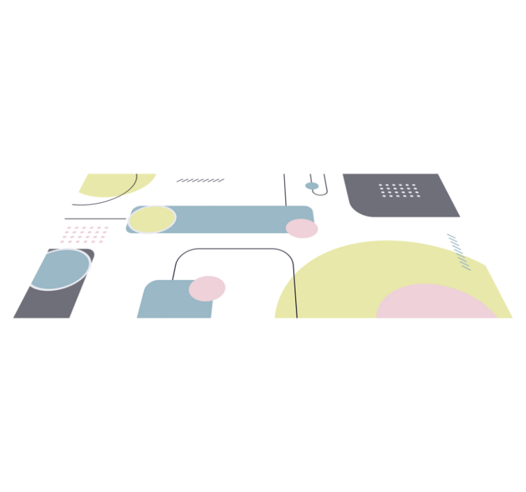 Vinyl teppich geometrisch pastell geometrischer hintergrund - TenStickers