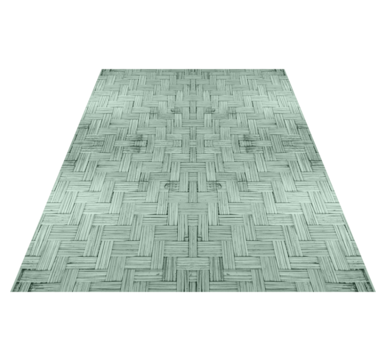 Vinyl teppich geometrisch strukturiertes quadrat - TenStickers