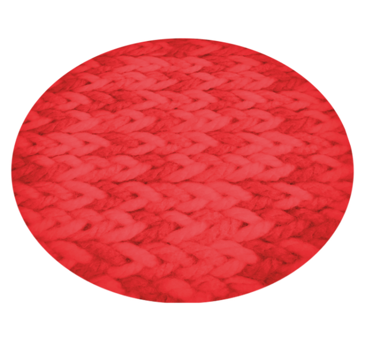 Vinyl teppich geometrisch runde strukturierte muster - TenStickers