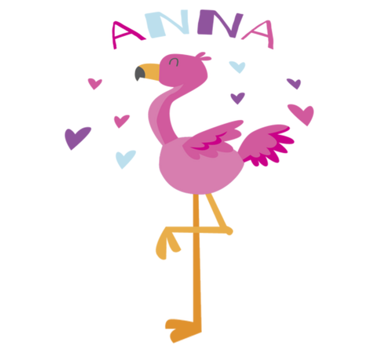 Vinyl teppich kinderzimmer personalisierbar flamenco - TenStickers