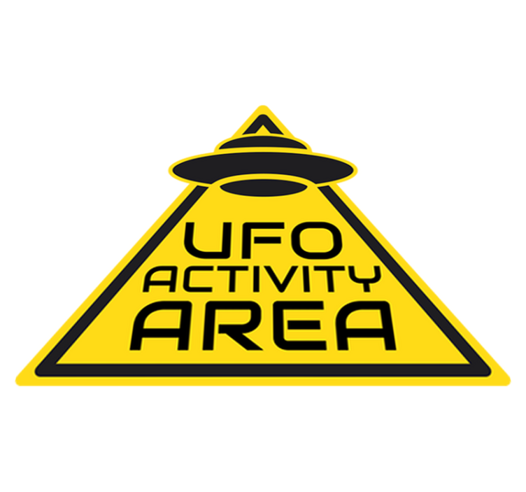 Vinyl teppich kinderzimmer ufo aktivitätsaufkleber - TenStickers
