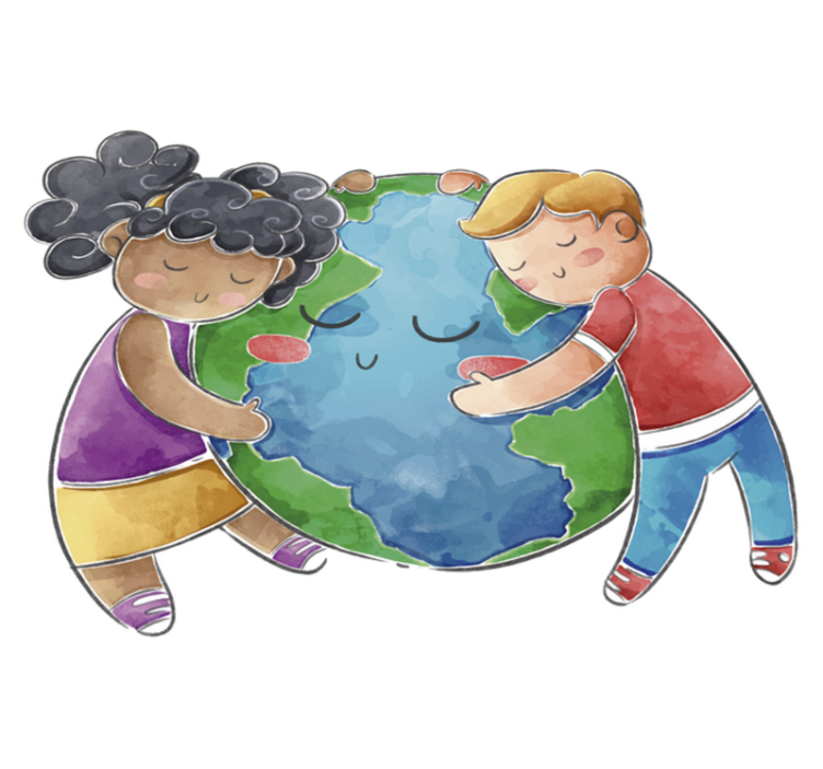 Vinyl teppich kinderzimmer globus für kinder - TenStickers