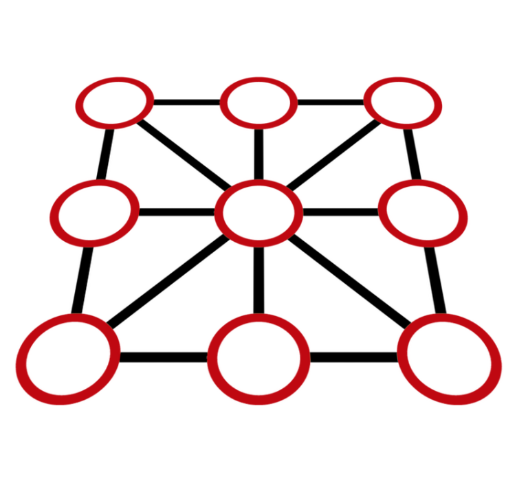 Vinyl teppich spiele tic tac toe - TenStickers