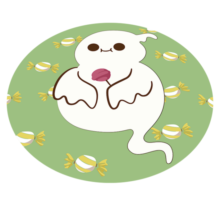 Vinyl teppich kinderzimmer lustiger gespenst - TenStickers