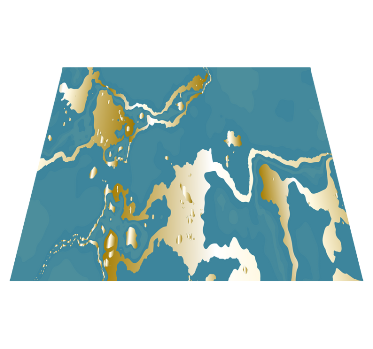 Vinyl teppich bad mit modernem marmor-muster - TenStickers