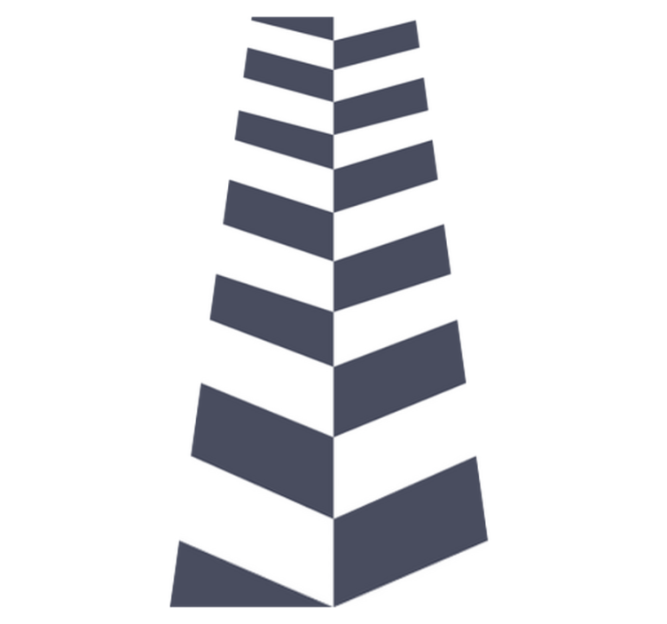 Vinyl teppich bad mit navyblauem streifenmuster - TenStickers