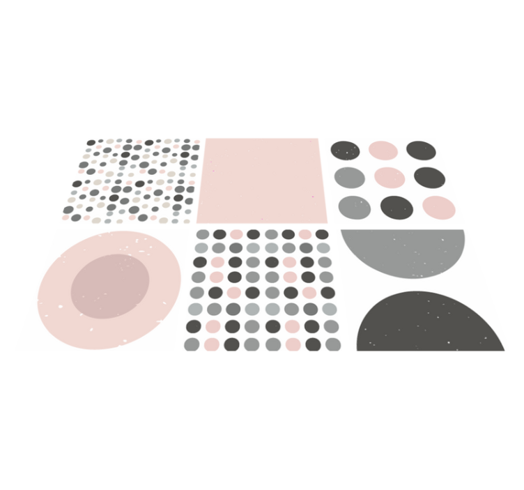 Vinyl teppich bad scandinavian rebekka fliesen - TenStickers