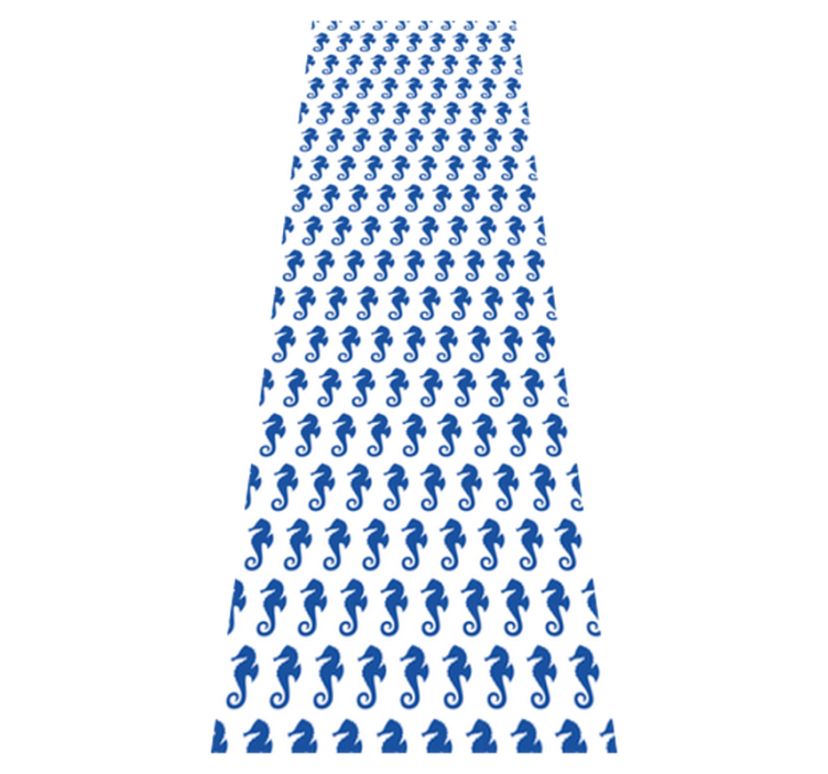 Vinyl teppich bad seepferdchen dusche - TenStickers