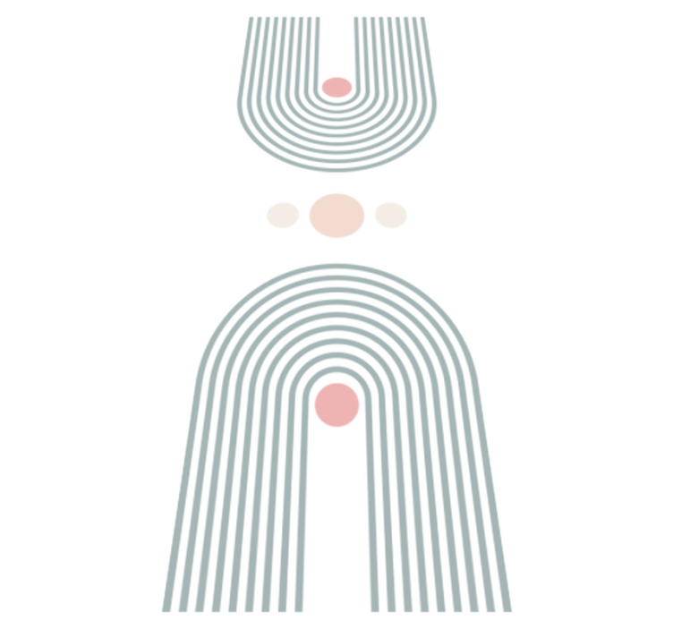 Vinyl teppich bad im abstrakten minimalismus - TenStickers