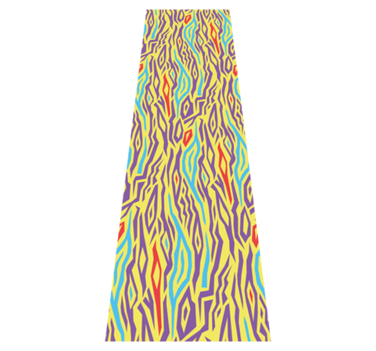 Vinyl teppich küche vintage zebra tierdruck kühlschrank - TenStickers