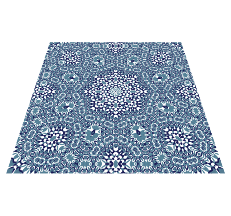 Vinyl teppich küche mosaic mandala - TenStickers