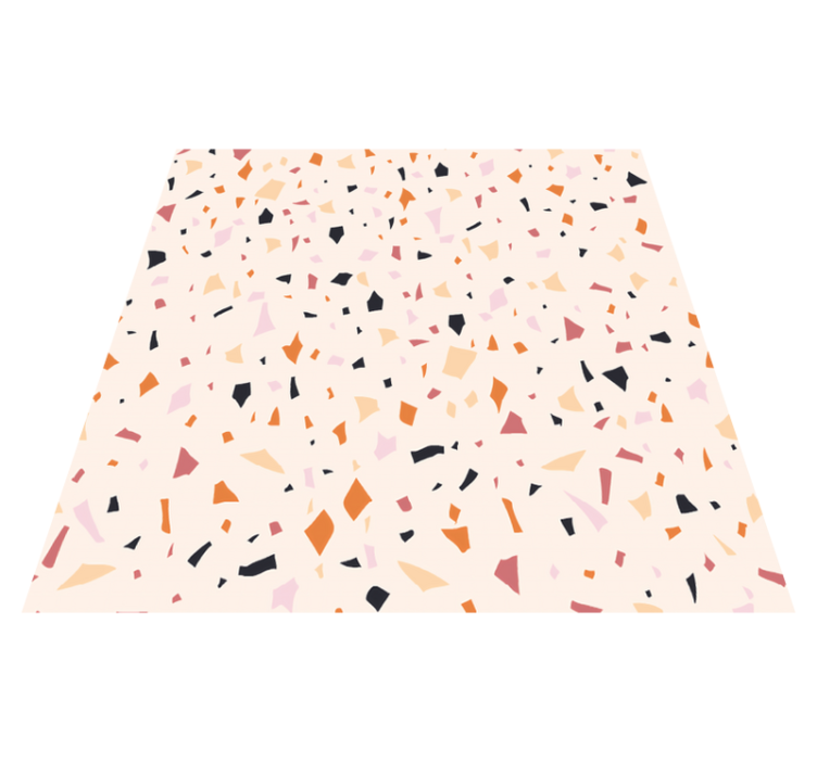 Vinyl teppich küche graues terrazzo-muster - TenStickers
