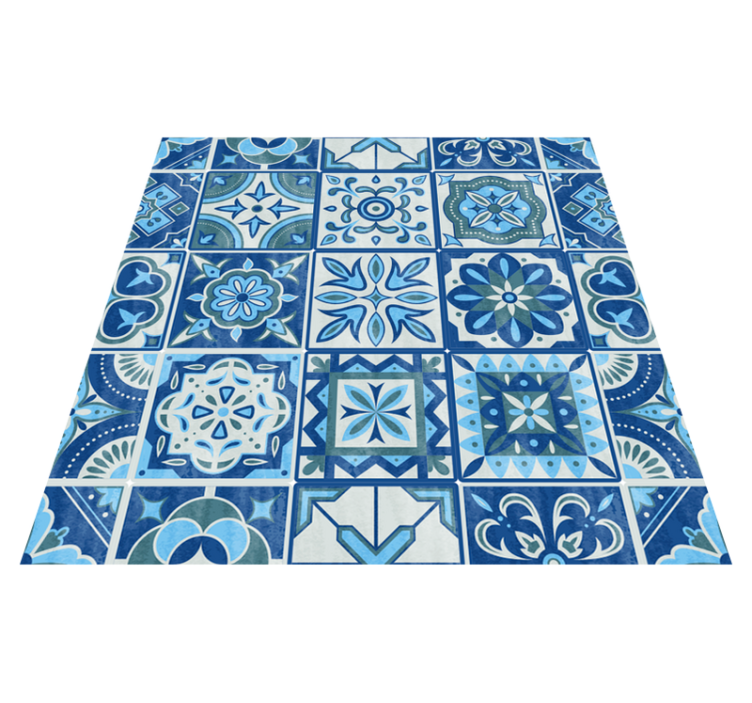 Vinyl teppich küche talavera fliesen aufkleber - TenStickers