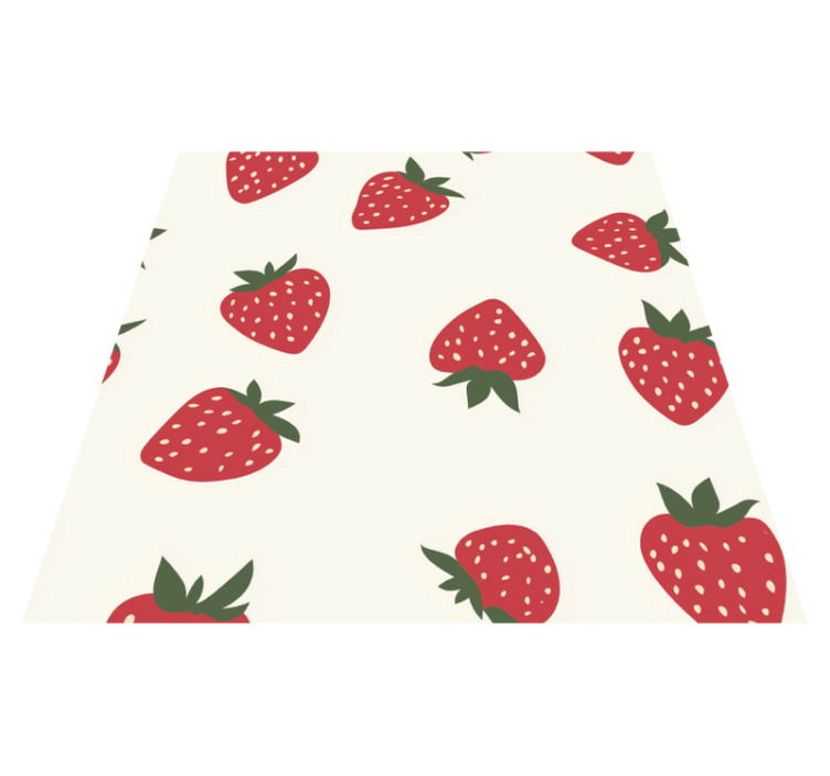 Vinyl teppich küche mit kirschfrucht design - TenStickers