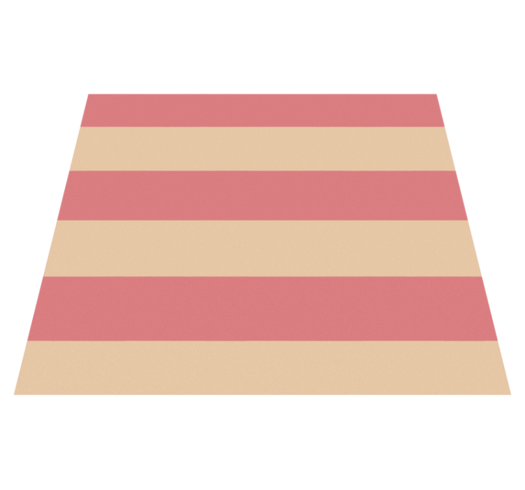 Vinyl teppich küche mit pinken horizontalen streifen - TenStickers
