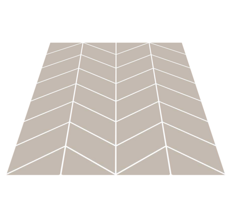 Vinyl teppich küche im skandinavischen stil beige weiß - TenStickers