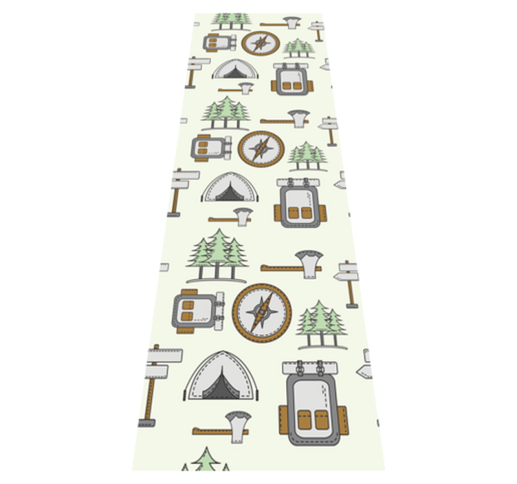 Vinyl teppich schlafzimmer campingausrüstung set - TenStickers
