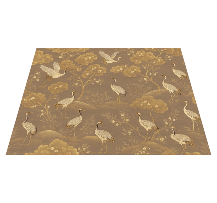 Vinyl teppich schlafzimmer alte asiatische landschaft - TenStickers