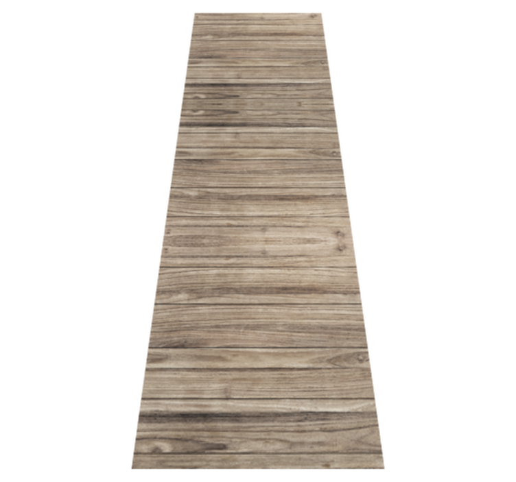 Vinyl teppich büro graue rustikale holzplanken - TenStickers