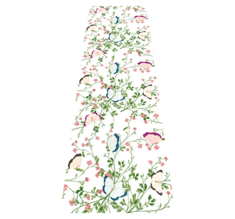 Vinyl teppich schlafzimmer im fantasy aquarell design - TenStickers