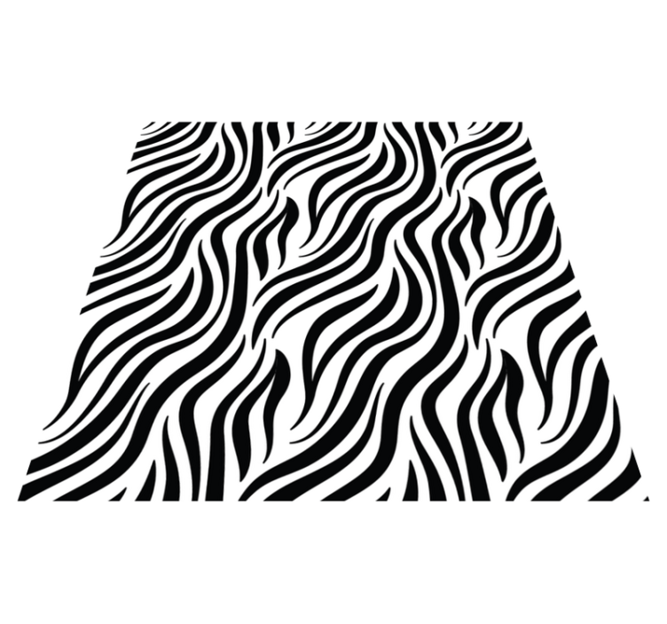 Vinylteppich Zebrastreifenmuster - TenStickers