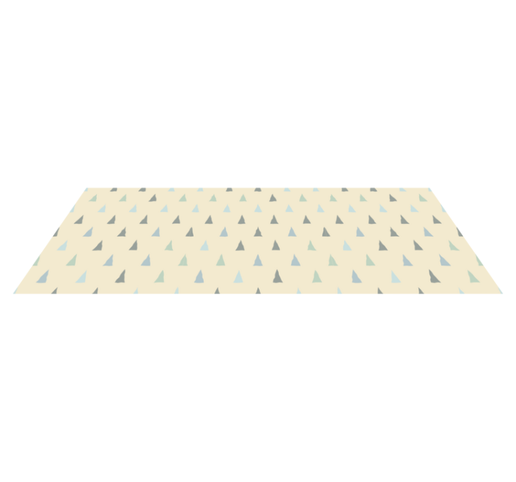 Vinyl Teppich nordisch geometrische dreiecksformen - TenStickers