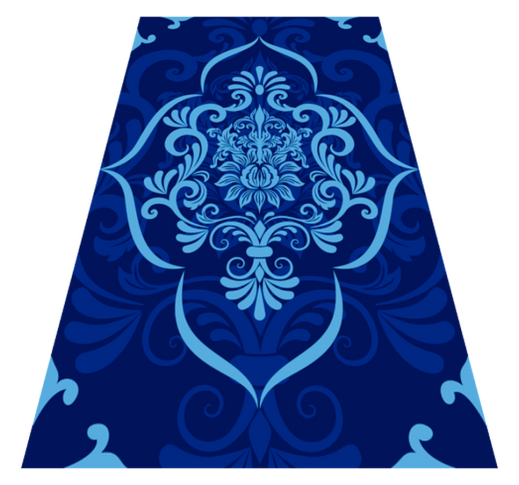 Vinyl teppich mandala filigrane mandala eleganz - TenStickers