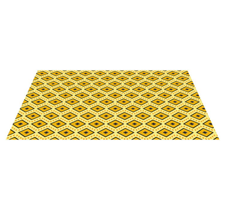 Vinyl teppich geometrisch mit quadratischen mustern - TenStickers