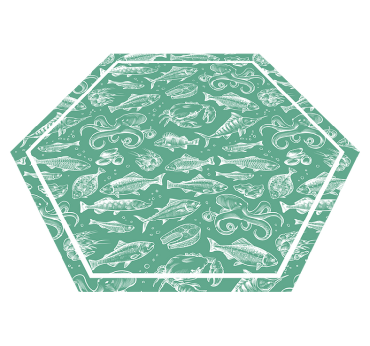 Vinyl Teppich Tiere wasserzauber - TenStickers