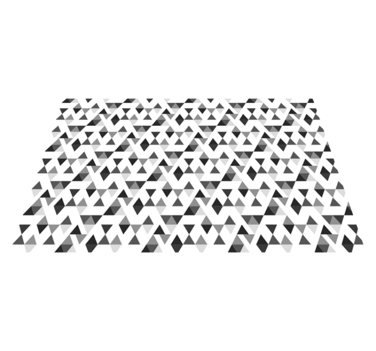 Vinyl teppich geometrisch geometric pattern rug - TenStickers