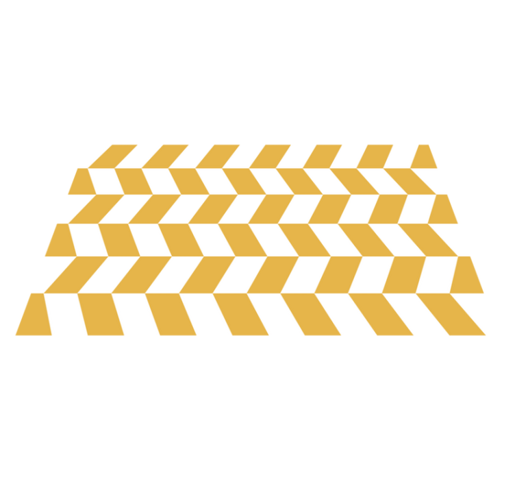 Vinyl Teppich gestreift geometrisches fischgrätenmuster - TenStickers