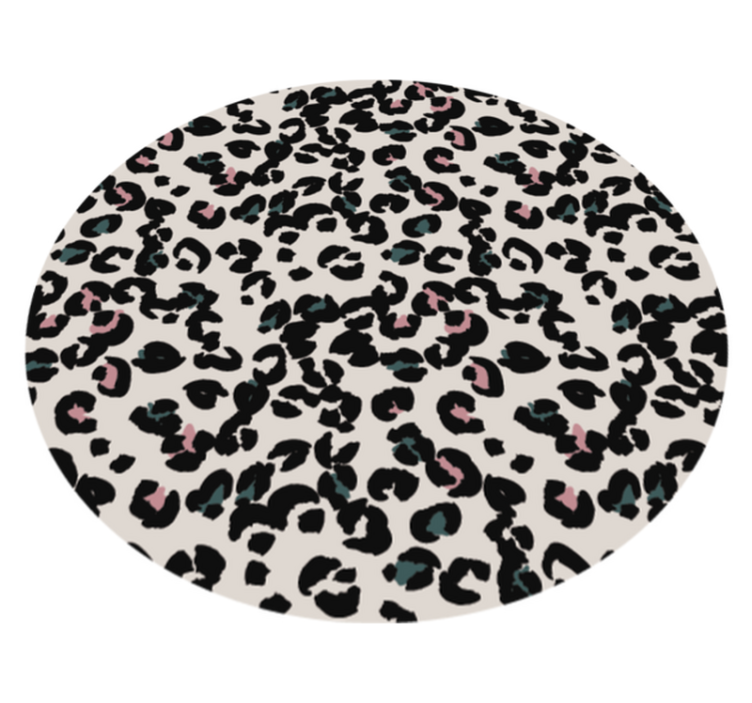 Vinyl teppich tiermuster leopardenflecken muster - TenStickers