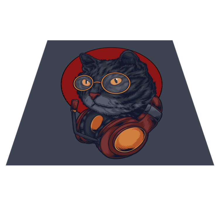 Vinyl Teppich Tiere astronaut katze - TenStickers