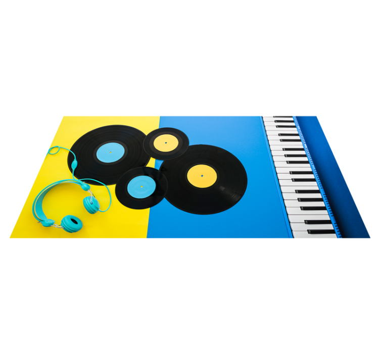 Vinyl Teppich Spiele musikalische elemente - TenStickers