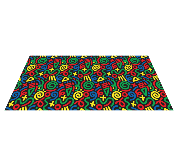 Vinyl Teppich Spiele lebendiges puzzle-muster - TenStickers