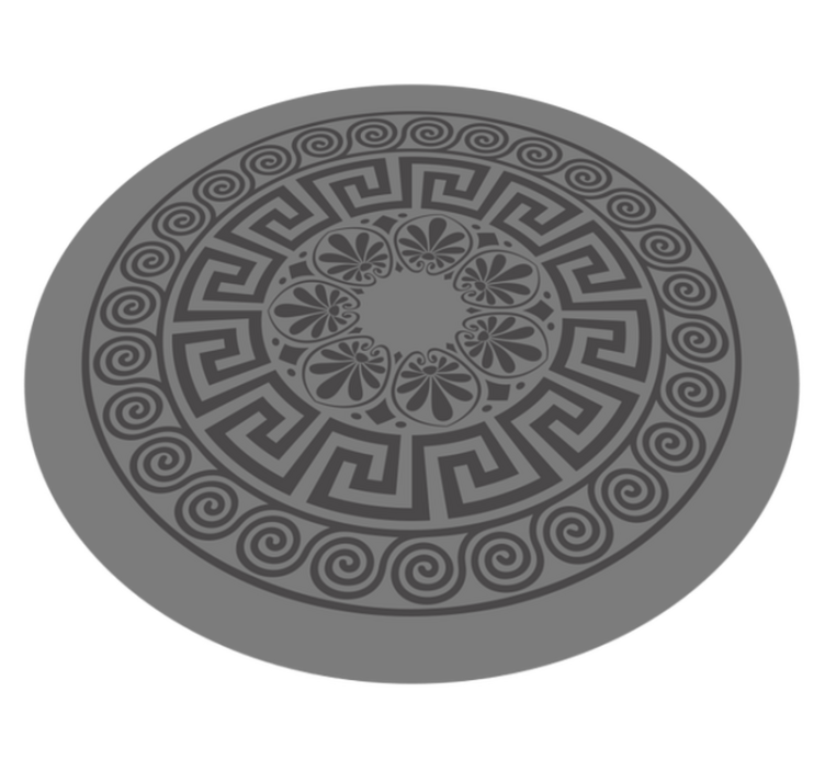 Vinyl Teppich Mandala mandala-inspiriertes Konzept - TenStickers