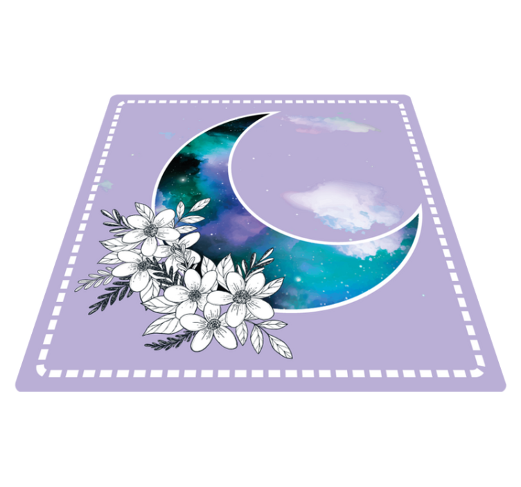 Vinyl Teppich Blumen himmlische blüten - TenStickers