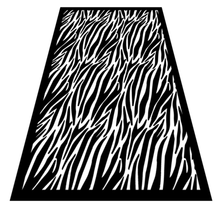 Vinyl Teppich Tiermuster zebrastreifen - TenStickers