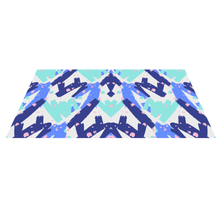 Vinyl Teppich Wohnzimmer abstraktes tarnmuster - TenStickers