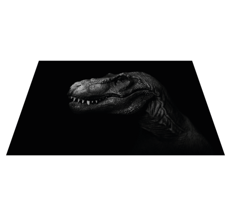 Vinyl Teppich Tiere tyrannosaurus-porträt - TenStickers