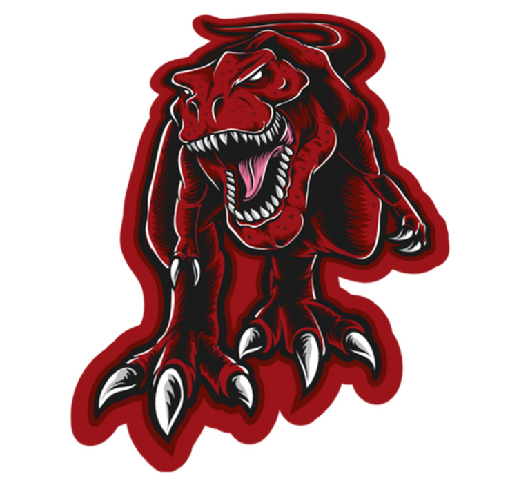 Vinyl Teppich Tiere wilder dinosaurier - TenStickers