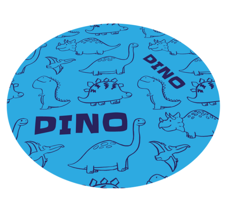 Vinylteppich kindlich dinosaurier-themen - TenStickers