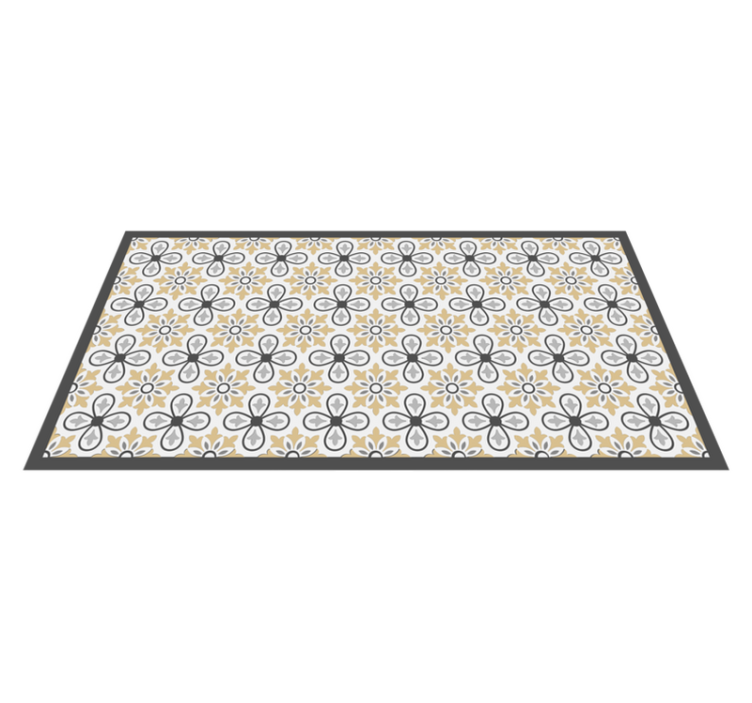 Vinyl läufer küche antike fliesen beija - TenStickers